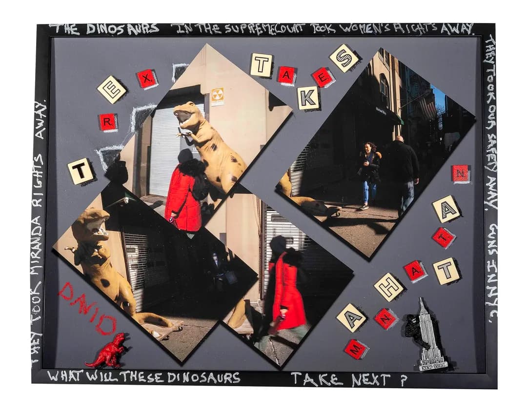 Tea Time For Tea Rex I Am Not A Robot — t rex takes manhattan art
